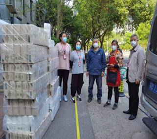 抗击疫情 你我同行  ---爱心企业捐赠物资助力金茂疫情防控